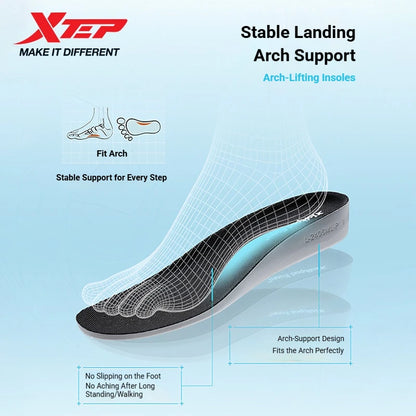Xtep Basque 3.0 Height-Increasing 2026 For Men Fashion Stable Support Anti-Slip Lightweight Breathable Mesh 874119320038