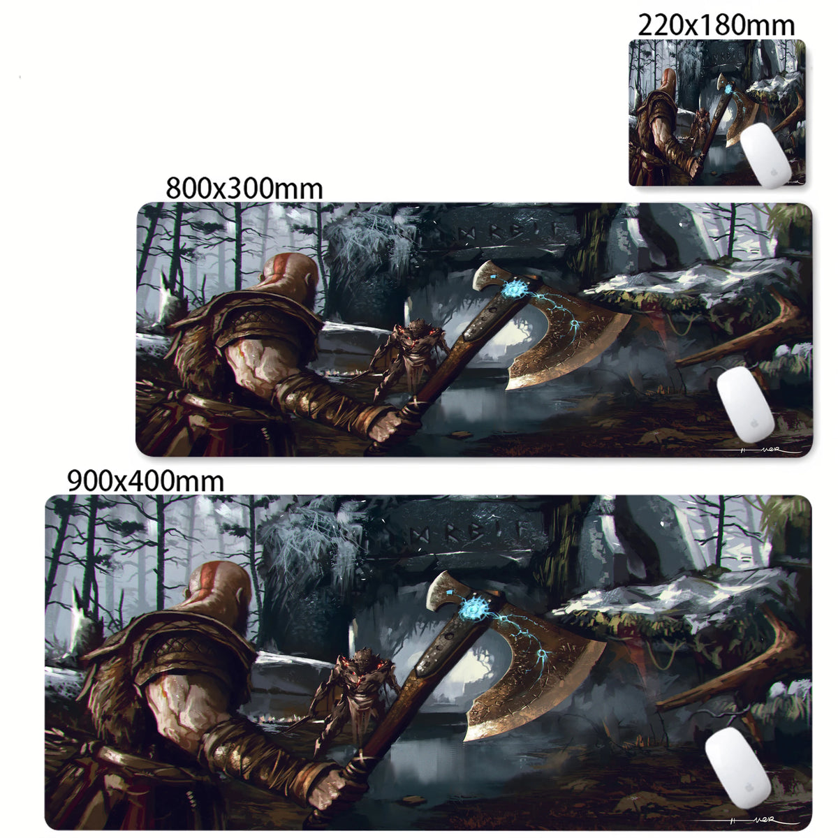 XXL egérpad God of War íróasztali szőnyeg PC-s játék kiegészítők billentyűzet számítógépes egérpad játékosok számára nagy szekrény irodai asztal szőnyeg