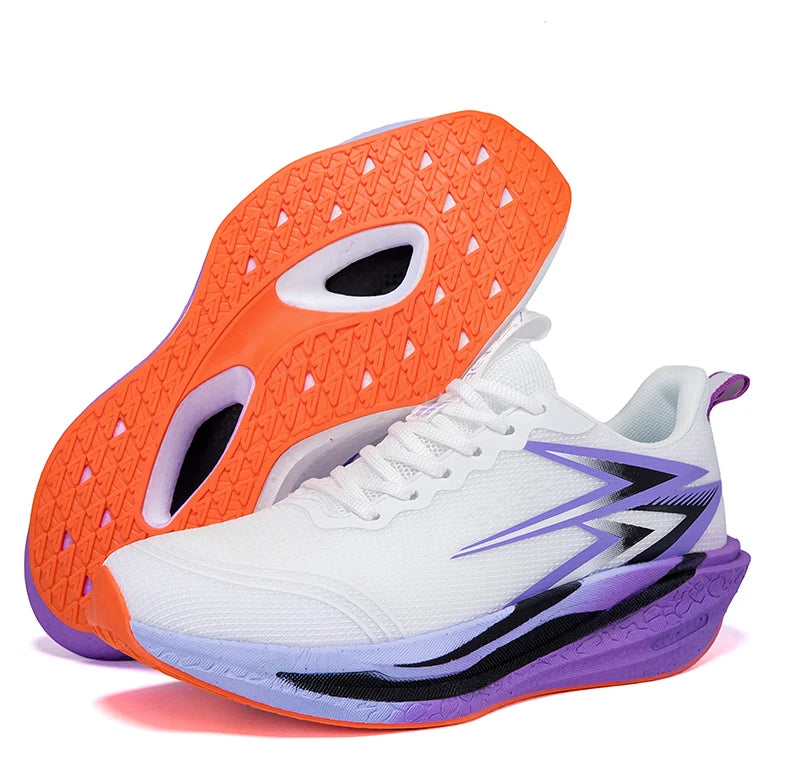 NEUE Laufschuhe mit Carbonplatte für Marathon, Herren, sportlich, atmungsaktiv, leicht, Damen, bequeme rutschfeste Sportsneaker, Casual