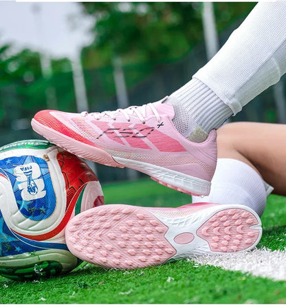 Nouvelles chaussures de football pour hommes, chaussures de sport d'extérieur, chaussures de match professionnelles, baskets antidérapantes, chaussures de football d'entraînement, chaussures ultralégères unisexes