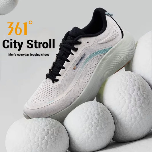 361 Degrees N40 Herren-Laufschuhe, trendige Rebound-Dämpfung, weich, strapazierfähig, luftiges Mesh, stabil, leicht, Herren-Sneaker 672532207