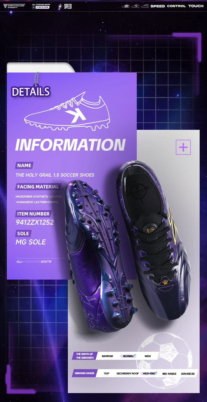 Kelme Kangaroo Leather Mg voetbalschoenen Professionele wedstrijd- en sportvoetbalschoenen Outdoor antislip voetbalschoenen