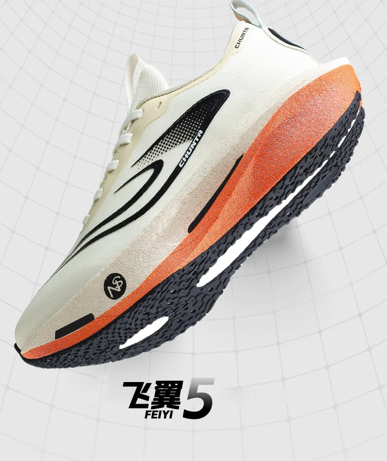 Carbon Plate Sports Running Shoes Marathon Men Breathable Lightweight Women's Comfortable Athletic Nonskid Chunta Sneakers