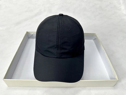 Summer Quick-dry Baseball Cap for Men Sun Hat Solid Color 100% Polyester Adjustable Cool Outdoor Riding Hiking Caps for Male