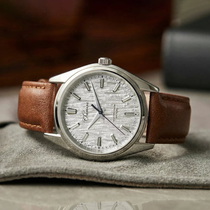 Chameri GS05 40mm Men Quartz Watch VH31 Sweep Second Movement Watches Sapphire Waterproof 100m Stainless Steel Wristwatch