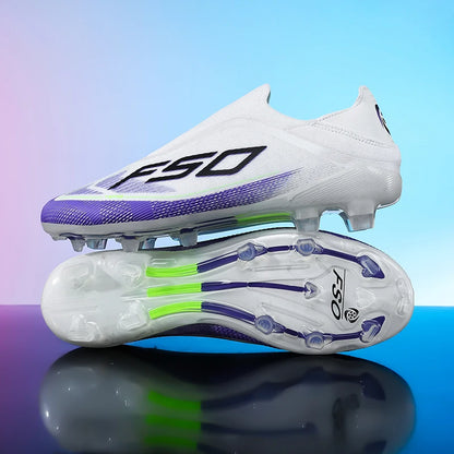 Men's Soccer Cleats Professional Football Boots Society Turf Breathable Mesh Youth Soccer Shoes Anti-Skid Male Sneakers Chuteira