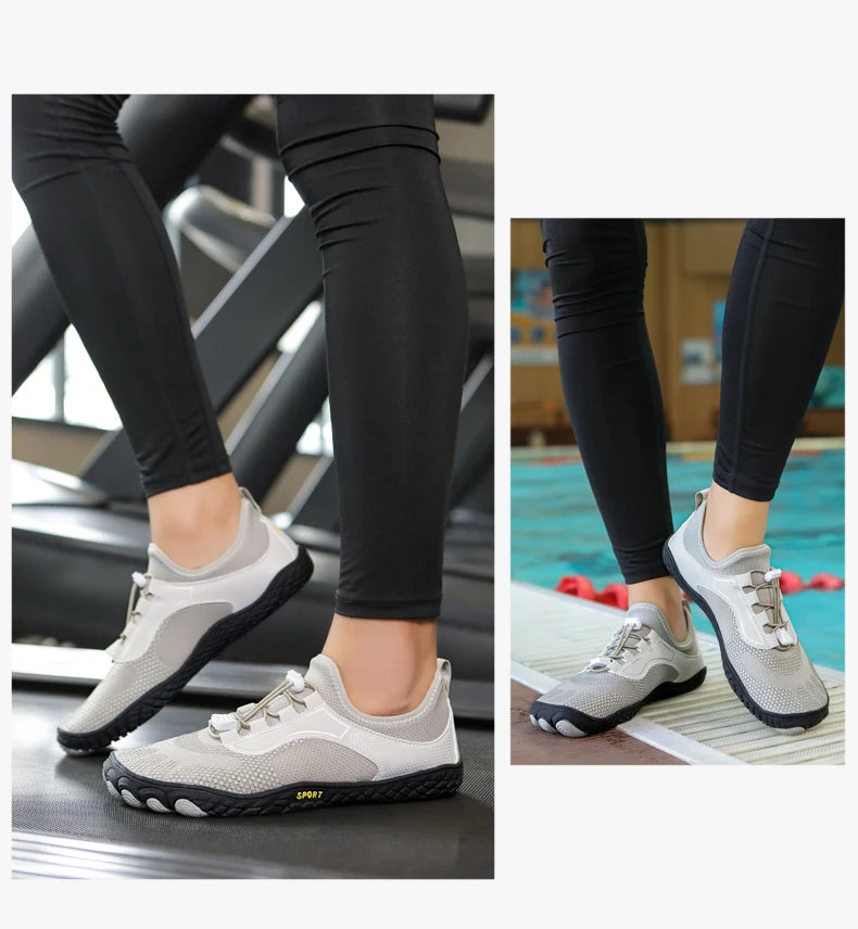 36-48# Gym Footwear Unisex Seaside Aqua Shoes Couples Vacation Beach Game Wading Shoes Men’s Squat Fitness Shoes Women’s Yoga Shoes