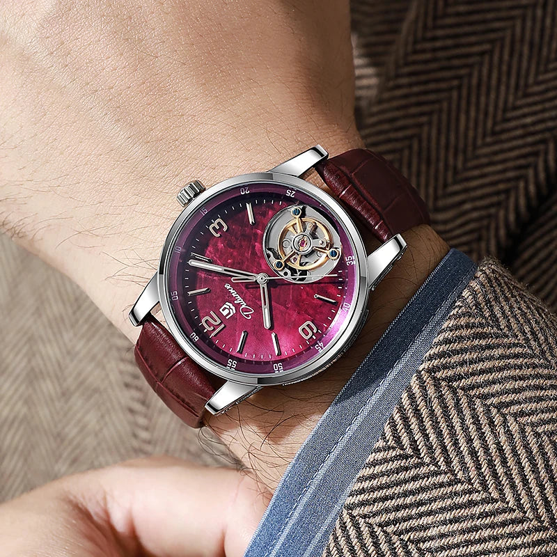 Men’s Fashion Sport Tourbillon Watch – Automatic, Mechanical, Water-resistant – Luxury wristwatch from a premium brand
