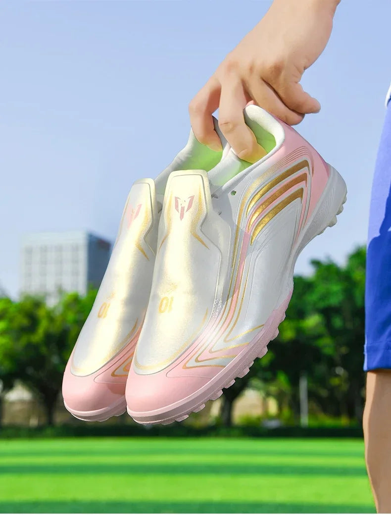 Nouvelles chaussures de football pour hommes, baskets de futsal, crampons, chaussures de football, pour terrain en herbe, montantes, pour l'extérieur, antidérapantes, pour l'intérieur, haute qualité, meilleures ventes