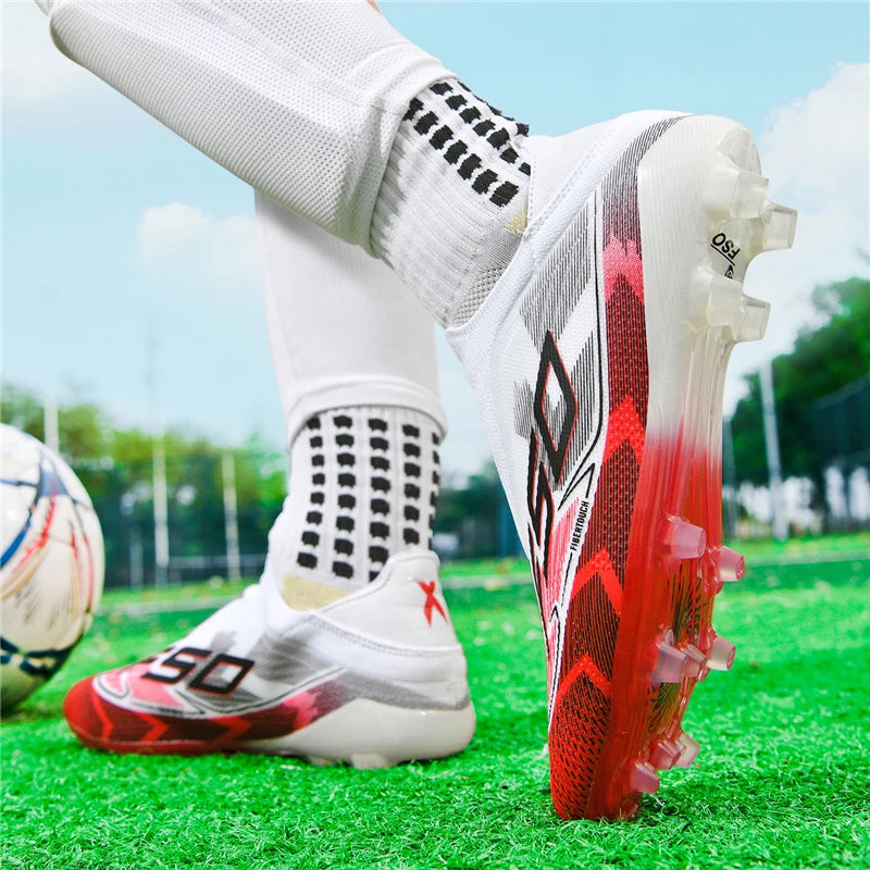 Chaussures de football pour hommes, neuves, pour terrain gazonné, professionnelles, originales, résistantes, décontractées, chaussures de football de qualité supérieure, ultralégères