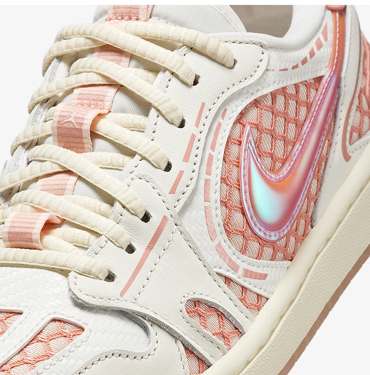 Ténis desportivos casuais almofadados Nike Genuine JORDAN para mulher, estilo clássico e moderno, HQ2186-180