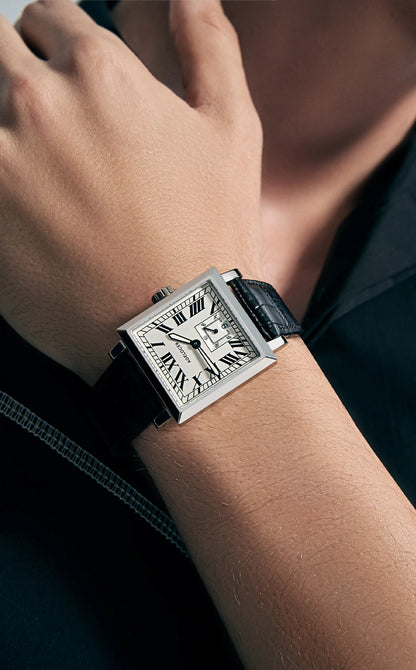 AGELOCER Original Codex Watch Men's Square Business Formal Automatic Mechanical Watch Birthday Gift for Men