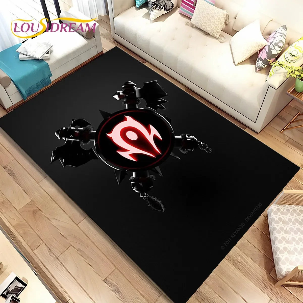 World of Warcraft,WOW ,Game Gamer Area Rug,Carpet Rug for Living Room Bedroom Sofa Doormat Decoration, Kid Non-slip Floor Mat 3D