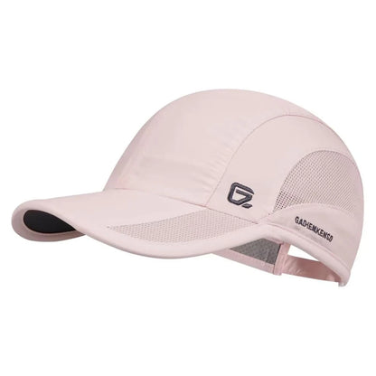 【GADIEMKENSD】 Unstructured Quick Dry Sports Cap Summer Sun Hat for Unisex UV Protection  Baseball Caps M37