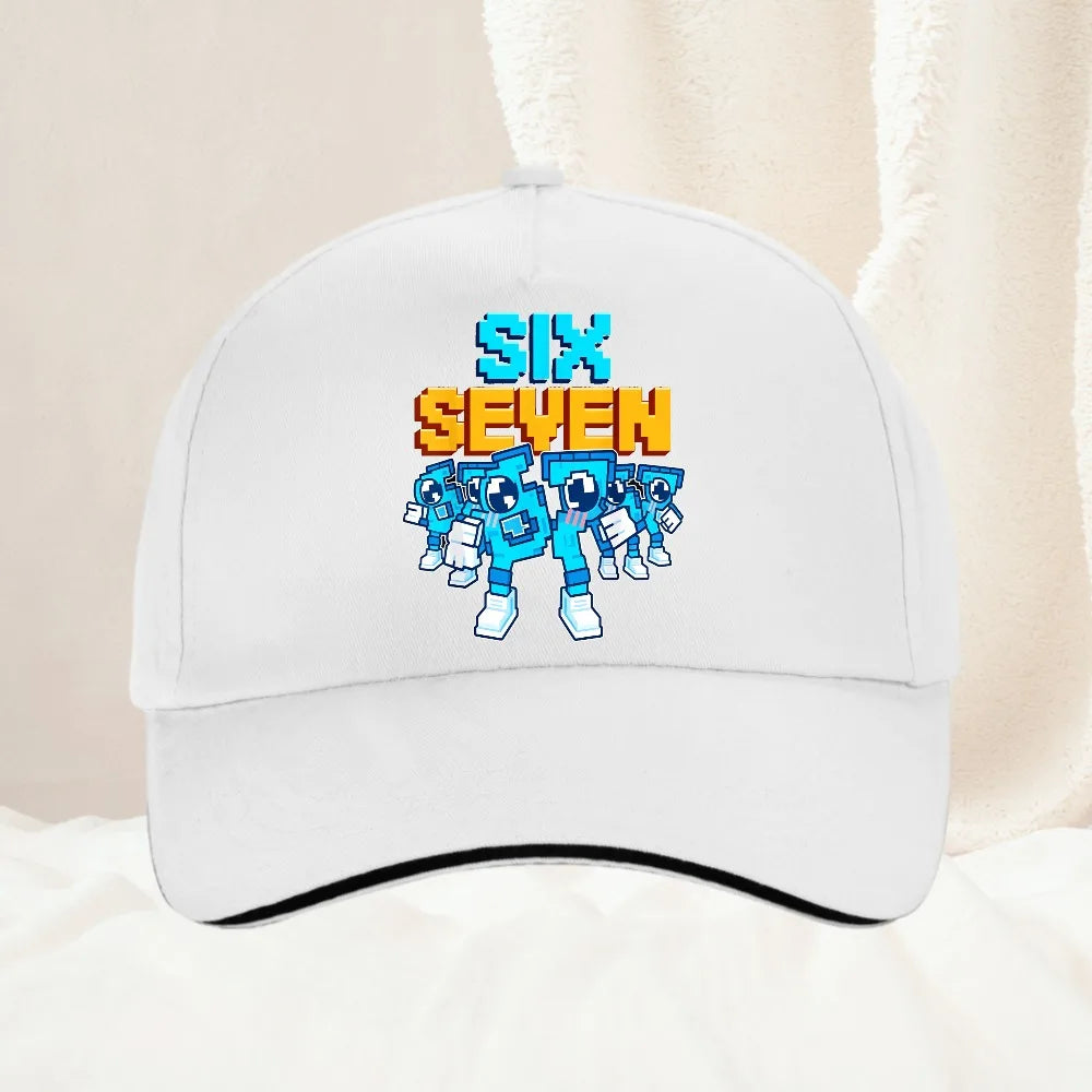 „Meme 67 Six Seven 6 7 Italian Brainrot“ beisbolo kepurė vyrams, „Trucker Hat“, pavasarinė, kasdieninė, lauko, sporto salės, saulės skydelis, „Snapback“ kepurė
