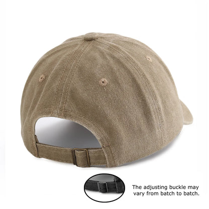 1pc GOT ANY GRAPES Print Washed Baseball Cap for Adults,Minimalist Retro Style Casual Soft Adjustable Dad Hat,Perfect As Gift