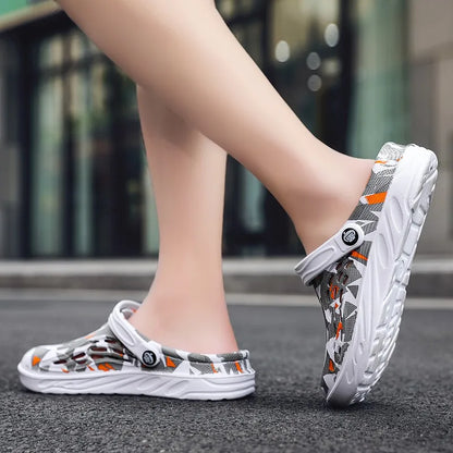 Nouvelle mode sandales hommes sabots sandales confortables respirant plage sandales hommes femmes sabots pantoufles fond souple hommes chaussures