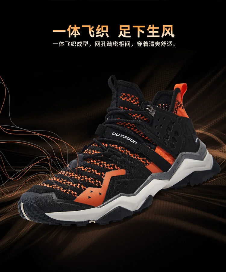RAX Outdoor Breathable Hiking Shoes for Men Lightweight Walking Trekking Wading Shoes Sport Sneakers Men Outdoor Sneakers Male