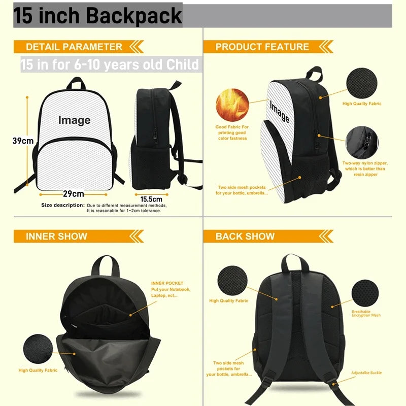 Klassischer Fortnite-Kinderrucksack für Jungen und Mädchen, Schulrucksack mit großem Fassungsvermögen, langlebiger Rucksack für Camping, Schüler und Geburtstagsgeschenk für Kinder