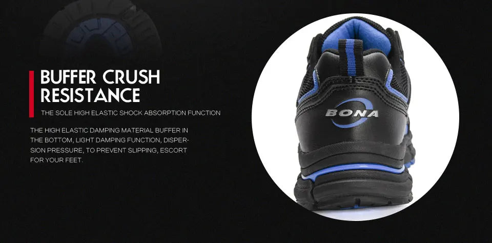 BONA new designers running shoes breathable outdoor sports shoes women lightweight sneakers ladies comfort athletic shoes