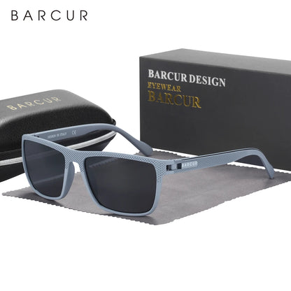 BARCUR Design TR90 napszemüveg férfiaknak, polarizált, könnyű sportnapszemüveg nőknek, szemüveg-kiegészítő, Oculos UVAB védelem