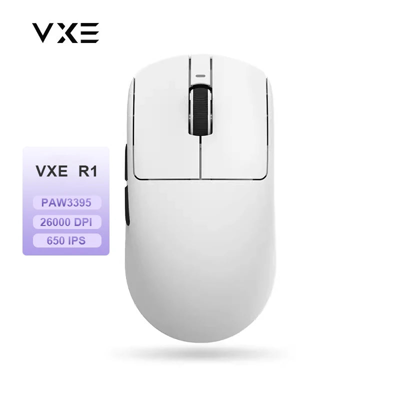 Bezdrátová herní myš ATK VXE Dragonfly R1 Pro MAX PAW3395 R1 SE Plus, přizpůsobitelná esports FPS myš, dobíjecí a lehká