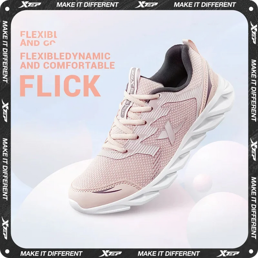 Xtep Women Running Shoes  New Fashion Lightweight Sneakers For Women Breathable Cushioning Sports Shoes Female 879318110073
