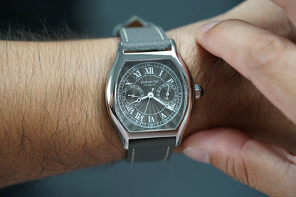 FARASUTE 36 mm-es luxus retro férfi kvarcóra VH64 szerkezetű, rozsdamentes acélból készült sportos divatóra zafírüveggel, vízálló Relogio