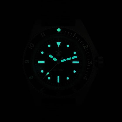 Watchdives WD1972 Quarzuhr mit VH31 Sweep-Seconds-Uhrwerk, Saphirglas, BGW9-Leuchtmasse, 20Bar wasserdicht, Vintage-Herrenuhr