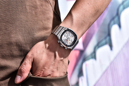 PAGANI DESIGN Új PD1819 férfi kvarc karóra, 40 mm, zafírüveg, rozsdamentes acél, vízálló, világító C3 kronográf reloj hombre