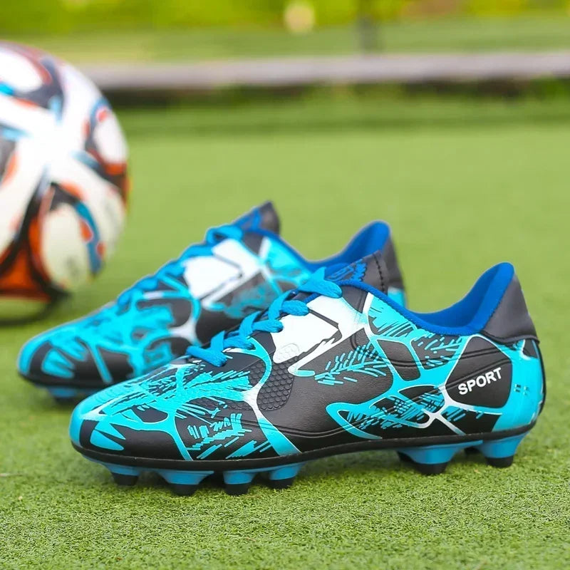 New Men's Kids Soccer Shoes Non-Slip Grass Football Boots Boys Cleats Adult Professional Ultralight Training Shoes Drop Shipping