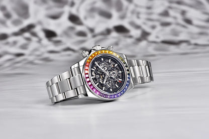 PAGANI DESIGN Men's Automatic Mechanical Watch Stainless Steel Waterproof Sport 10Bar Luxury Casual Watch for Men Reloj Hombre