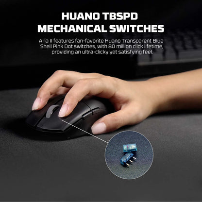 FANTECH Aria XD7E 2.4G Wireless Gaming Mouse PixArt 3311 1000Hz 59g Lightweight Gamer Mice For PC Laptop