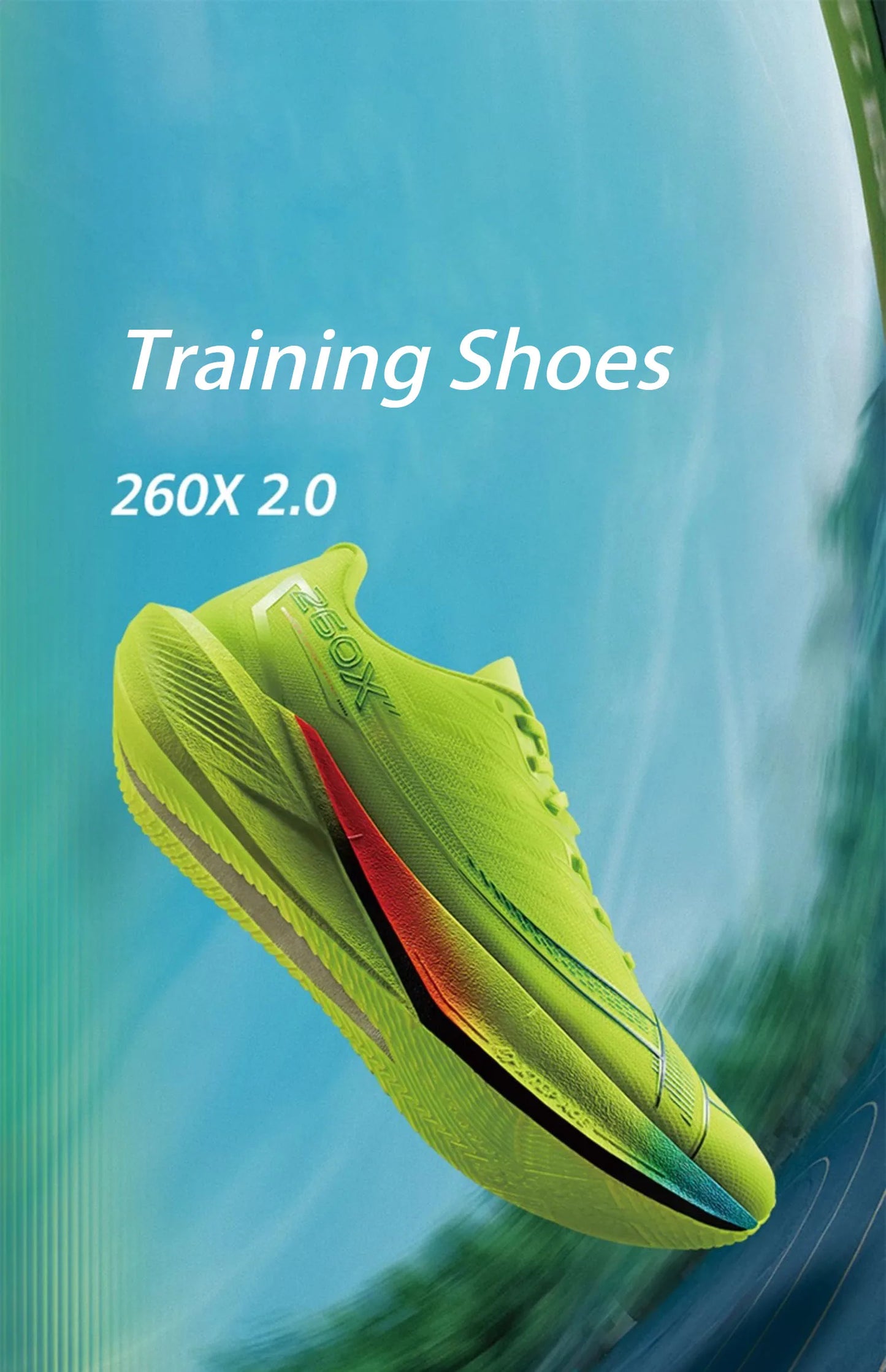 Xtep 260X 2.0  Marathon Running Shoes For Men Racing Carbon Plate Shock Soft Cushion Sport Daily Training Shoe 975119110032