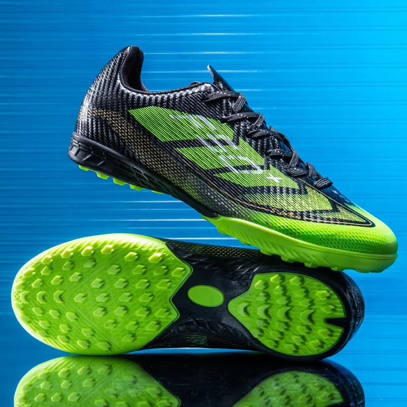 Chaussures de football pour hommes, crampons d'entraînement rapides pour terrain extérieur, chaussures de football à crampons pour terrain synthétique, baskets basses originales unisexes