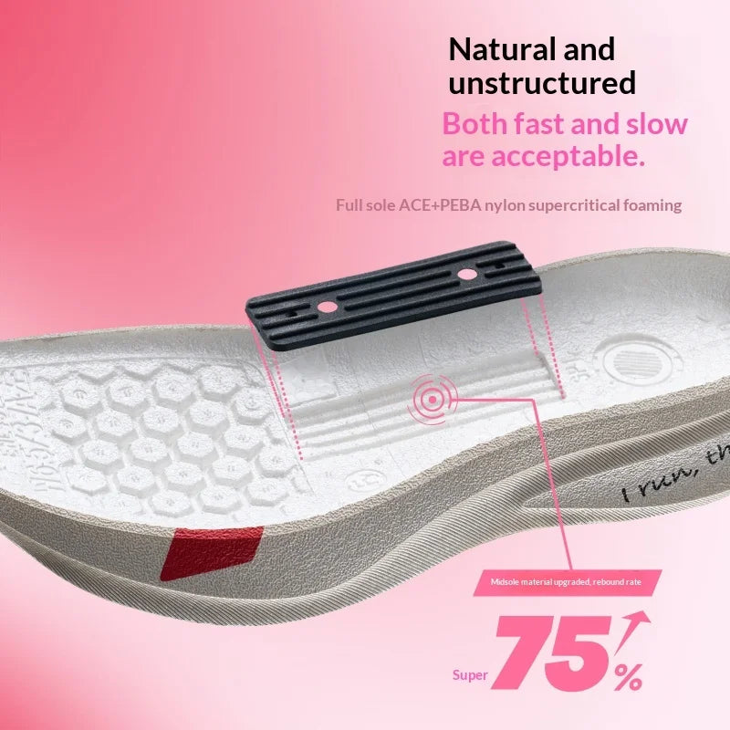 XTEP 2000km PRO Women's Running Sneakers 2026 Spring Cushioned Stability Comfort Lightweight Female Sports shoes 874218110043
