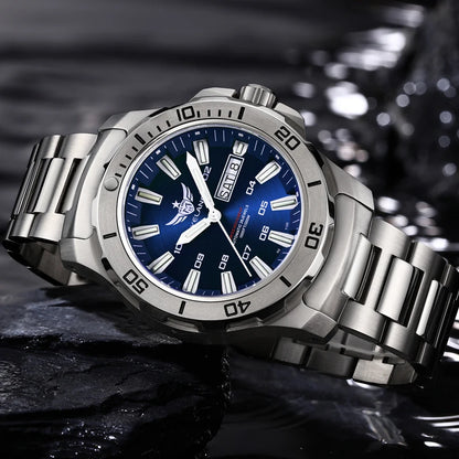 Yelang V5.1 Men's Watch 44mm Super Dive 300M Professional Waterproof SW220 Movement Luxury Automatic Mechanical Watch for Men