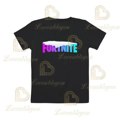 T-shirt Fortnite z kreskówkowym motywem dla chłopców i dziewczynek, Battle Royale 3D, 3–14 lat, Victory Royale, topy gamingowe dla dzieci i nastolatków