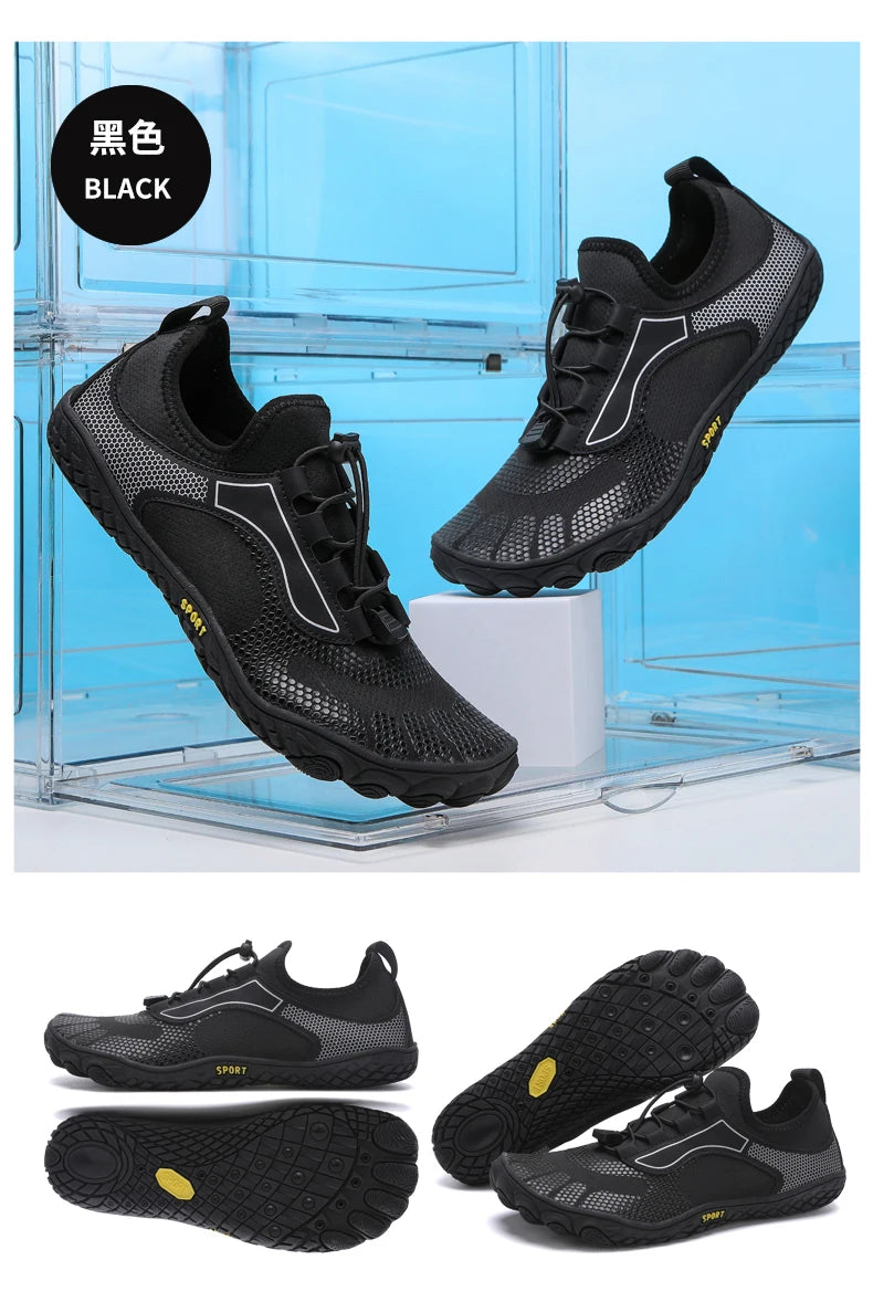 36-48# Gym Footwear Unisex Seaside Aqua Shoes Couples Vacation Beach Game Wading Shoes Men’s Squat Fitness Shoes Women’s Yoga Shoes