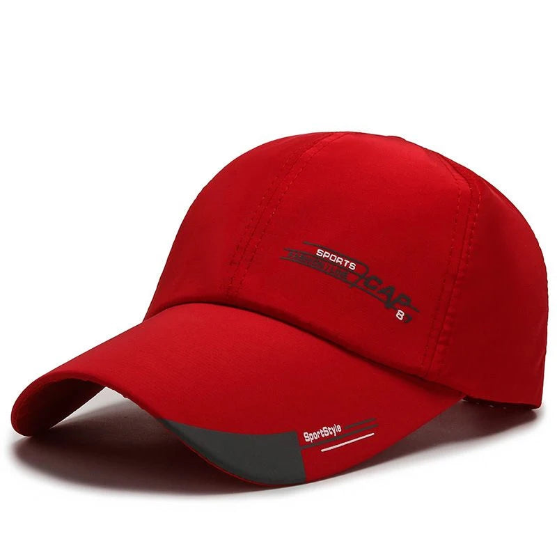 2 stk./sæt udendørs baseballkasket til mænd, enkel bogstav-jacquard, duckbill-kasket, street-sport, solbeskyttelse, baseballkasket til unisex