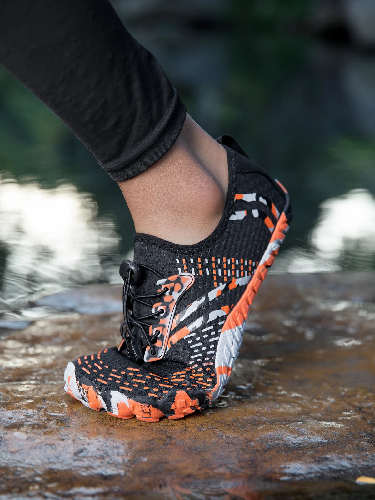 Oiaano New Camo Uomo Donna Scarpe da spiaggia ad asciugatura rapida Stivaletti da acqua a piedi nudi Sneaker acquatiche da uomo Sportive da passeggio