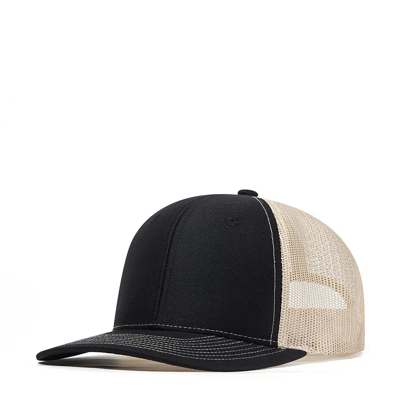 Czapki z daszkiem typu „trucker” w 38 kolorach, na świeżym powietrzu, z zatrzaskiem, czapki typu „dad hat”, hip-hopowe, męskie, damskie, regulowane, dla chłopców i dziewcząt, czapki baseballowe