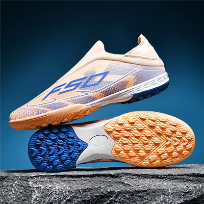 Chaussures de football professionnelles originales pour hommes, résistantes au gazon, chaussures de football décontractées de haute qualité pour hommes, chaussures de football pour entraînement rapide