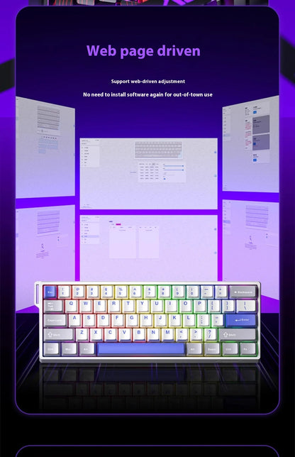 AULA WIN60 HE MAX E-Sports Keyboard 8K Polling Magnetic Swaps 0% Dead Zone RGB Unlock Dominance with This Hot Swappable Beast