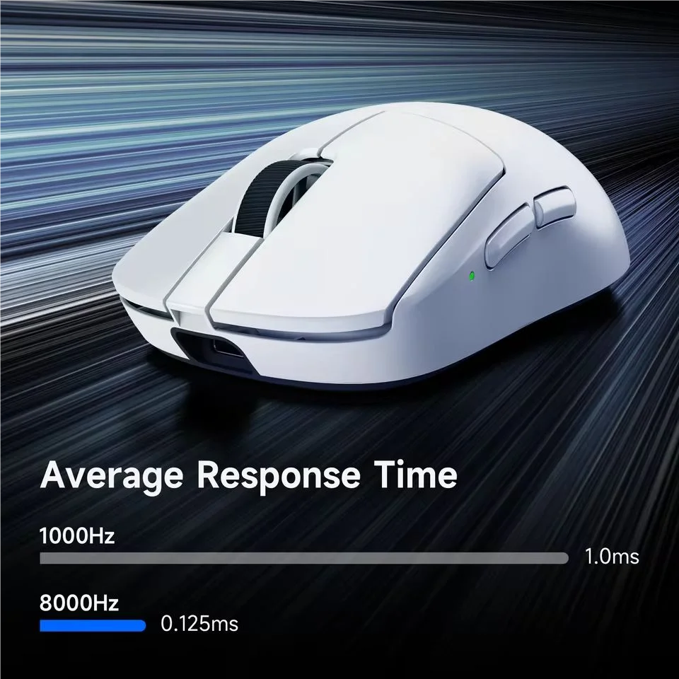 MCHOSE A7 V2 Ultra / Pro Lightweight Wireless Gaming Mouse Dual 8000Hz PAW3950 TI 42000DPI Mice For PC E-sports Gamer