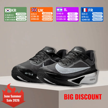 Ténis de corrida Nike Zoom Fly 6 para homem e mulher: antiderrapantes, resistentes e com amortecimento. Modelo: FN8454-001