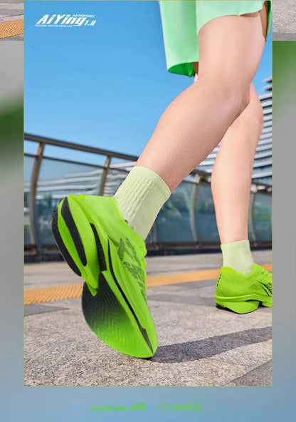 IRUNSVAN Zapatillas deportivas con placa de carbono para maratón, zapatillas profesionales de running, amortiguadoras, transpirables, para jogging, unisex 095