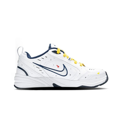 Personalizované tenisky Nike Air Monarch 4 Crushed Ice Blue Floral Ink Splatter – pánské nízké běžecké boty