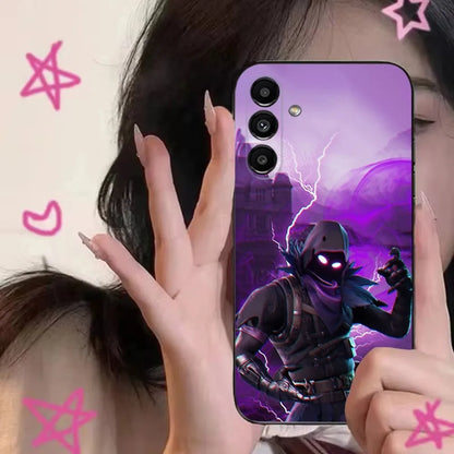 R-Royales F-Fortnites Handyhülle für Samsung S24,S21,S22,S23,S30,Ultra,S20,Plus,Fe,Lite,Note,10,9,5G, Schwarz, Soft Cover