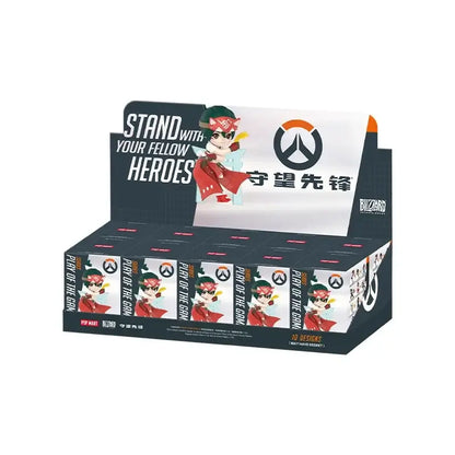 POP MART Overwatch Play of The Game serijos paslaptinga akloji dėžutė – kawaii stiliaus žaislai, dekoratyvinės figūrėlės, namų dekoras, staliniai modeliai-lėlės